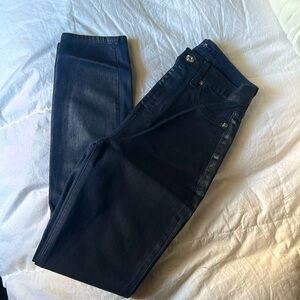 7 For All Mankind coated jeans